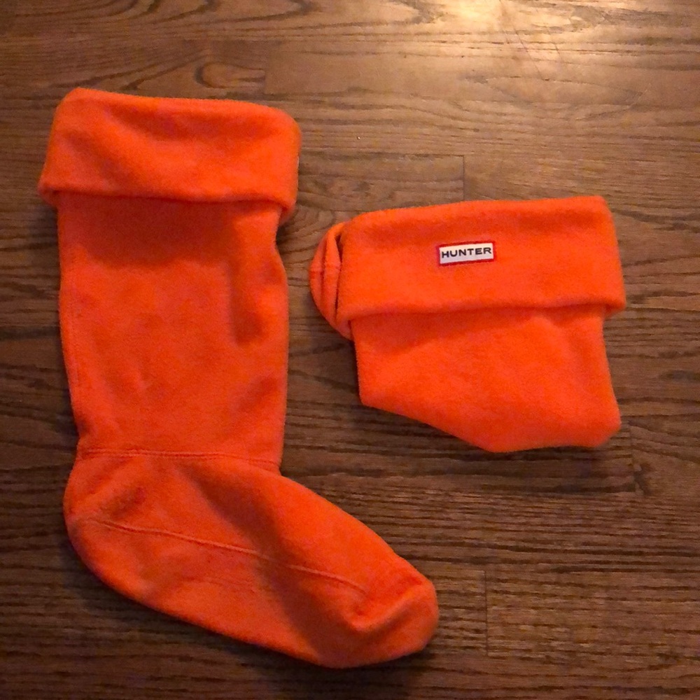 Orange Welly Socks